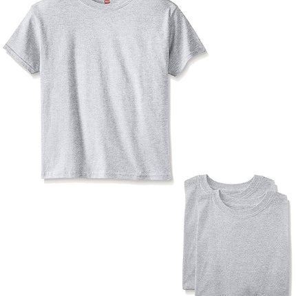 Lot de 3 tee-shirts à manches courtes Hanes Boys' Essentials, acier clair, 2T