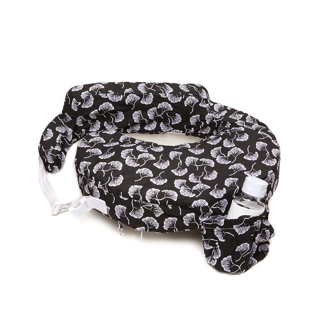 My Brest Friend Original Nursing Pillow Cover - Slipcovers For Baby - Adjustable Fit, Easy Care, Durable - Original Nursing Pillow Not Included, Black Flowing Fans