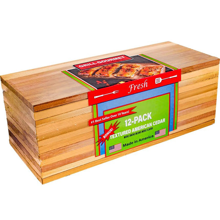 Cedar Grilling Planks - 12 Pack