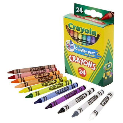 Crayola Crayons 24 Colors (Pack of 4)