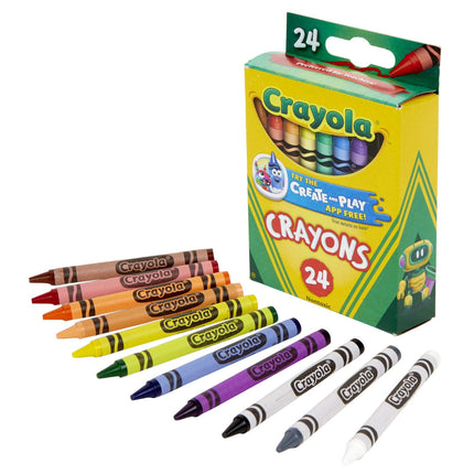 Crayola Crayons 24 Colors (Pack of 4)