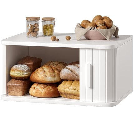 WOWLIVE Bread Box for Kitchen Countertop, Large Ro