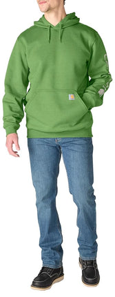 Carhartt Men's Iconic K288 Logo Sweatshirt, Harvest Sage Heather, S
