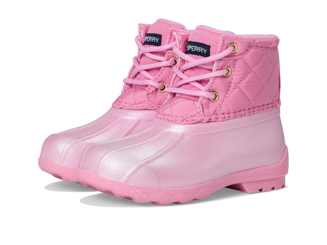 Sperry Kids Girls Port Boot Snow Boot, Pink, 6 M U