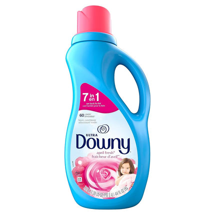 Downy Ultra Laundry Liquid Fabric Softener (Fabric Conditioner), April Fresh, 44 fl oz, 60 Loads