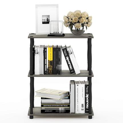 Furinno TURN-N-TUBE 3-Tier Tool-Free Corner Open S