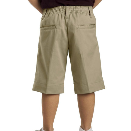 Dickies Little Girls' Uniform Stretch Bermuda Short, Desert Sand, 6X