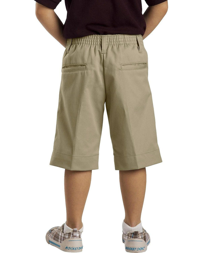 Dickies Little Girls' Uniform Stretch Bermuda Short, Desert Sand, 6X