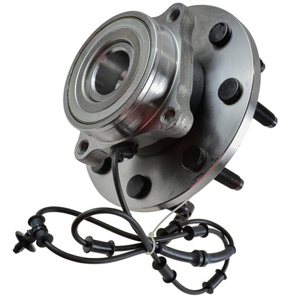 TRQ Front Wheel Bearing & Hub Assembly 4WD with ABS Sensor Compatible with 2006-2008 Dodge Ram 1500 Ram 2500 Ram 3500