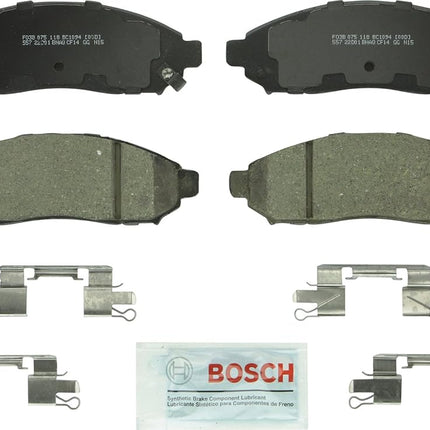 Bosch BC1094 QuietCast Premium Ceramic Disc Brake Pad Set For: Nissan Frontier, Pathfinder, Xterra; Suzuki Equator, Front
