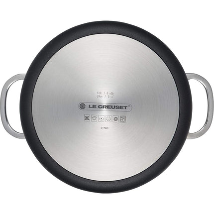 Le Creuset Toughened Nonstick PRO Stockpot with Glass Lid, 6.3 qt.