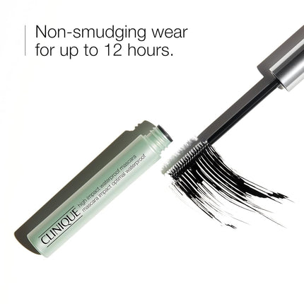 Clinique High Impact Waterproof Mascara | Lengthening, Volumising, Smudge-Proof + Safe For Sensitive Eyes