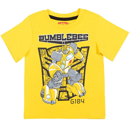 Transformers Bumblebee Optimus Prime Boys 3 Pack Short Sleeve T-Shirt - - 3 Years