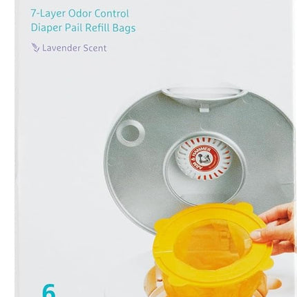 Baby Accessories - Arm & Hammer - Diaper Pail Bag Refills - 6pk 16129