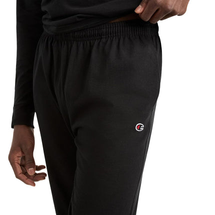 Champion Men's Lightweight Jersey Jogger, Black, Large
