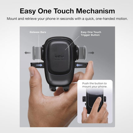 iOttie Easy One Touch 6 Air Vent Car Phone Mount - Universal Cell Phone Holder for iPhone, Google, Samsung, Moto, Huawei, Nokia, LG, and All Other Smartphones