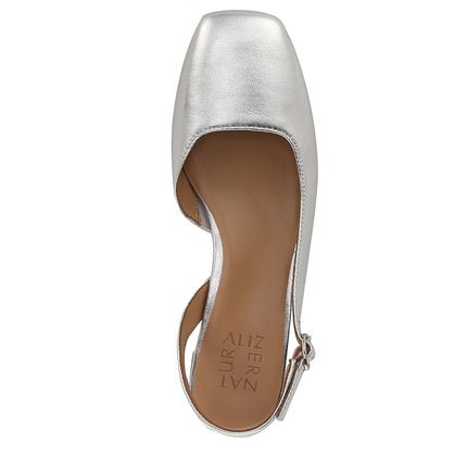 Naturalizer Women's Jayla Pump, Silver Metallic, 6 UK