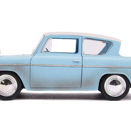 Jada JA31127 1:24 1959 Ford Anglia with Harry Potter Figure, Rusty Blue
