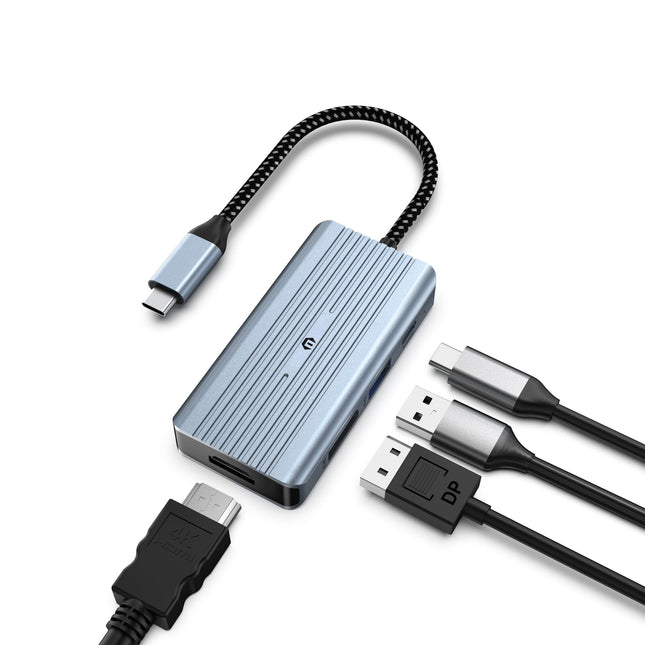 USB C Hub, oditton 4 in 1 USB C Hub, Dual Display 