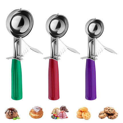 Cookie Scoop Set, Ice Cream Scoop Set, 3 PCS Ice C