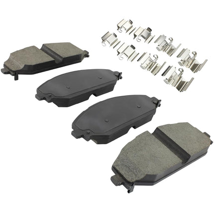 QUALITY-BUILT Premium Ceramic Front Brake Pads (1001-2179C) Compatible with Jeep Grand Wagoneer 2024-2022, Grand Wagoneer L 2024-2023, Wagoneer 2024-2022, Wagoneer L 2024-2023, Ram 1500 2025-2019