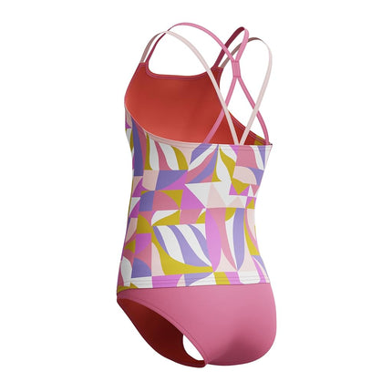 Speedo Girls Swimsuit Two Piece Tankini Thin Strap