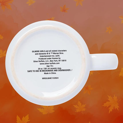 Silver Buffalo Gilmore Girls Luke's Ceramic Camper Mug, 20oz
