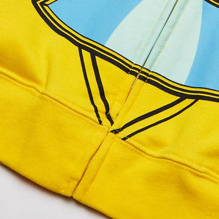 Sudadera con capucha de disfraz de Bumblebee de Transformers para niño de 2 a 7 años, amarilla, 2T, amarilla, grande