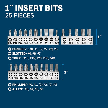 Bosch 65-Piece Drilling and Driving Mixed Set MS4065