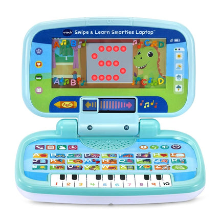 VTech Swipe and Learn Smarties Laptop, Blue