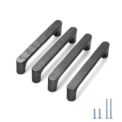 Evionlin Black Round 5 in 10 pcs Wooden Drawer Pul