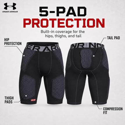 Gameday Armour 5-Pad Girdle Black L
