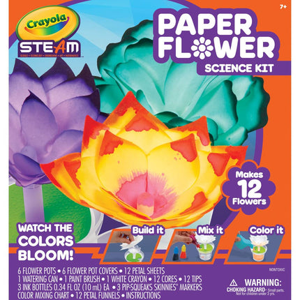 Crayola Paper Flower Science Kit, Color Changing F