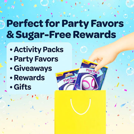 Marvel Spider Girl Gwen Stacy Mini Party Favors Set for Kids - Bundle with 24 Ghost-Spider Gwen Play Packs with Coloring Pages, Stickers, More (Spidergirl Birthday Party Supplies)