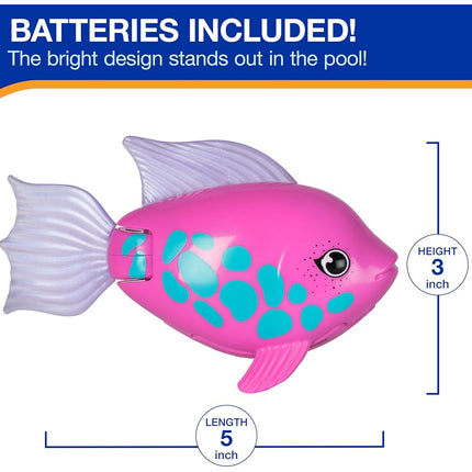 SwimWays Rainbow Reef Fish Toy, Kids Swimming Accessories & Water Toys, Learn to Swim Pool Toys for Kids Ages 5 & Up, Batteries Included, Tuna Turner