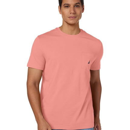 Nautica Men's Solid Crew Neck Short Sleeve T-Shirt