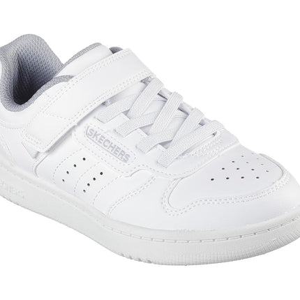 Skechers Boys' Quick Street Trainer, White, 8 UK Toddler