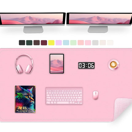 47.2" x 23.6" Large Desk Pad - Non-Slip PU Leather