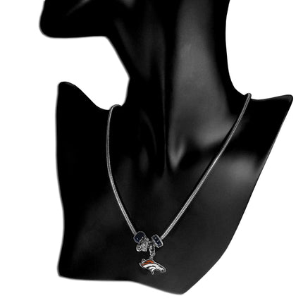 Siskiyou Sports NFL Denver Broncos Euro Bead Necklace, 18-Inch