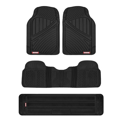 Motor Trend 3 Rows FlexTough Series Rubber Floor M