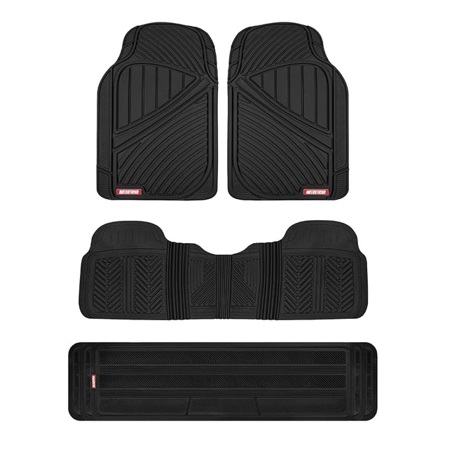 Motor Trend 3 Rows FlexTough Series Rubber Floor M