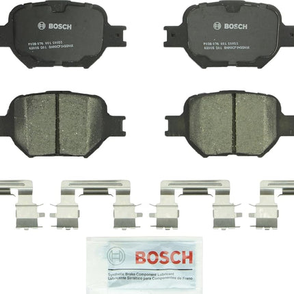 BOSCH BC817 QuietCast Premium Ceramic Disc Brake Pad Set - Compatible with Select Scion tC; Toyota Celica; FRONT
