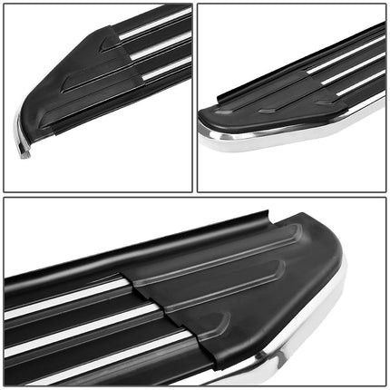 DNA Motoring RNB-827 2Pcs Aluminum Side Step Bar Running Boards Replacement 5.5 Inches Wide