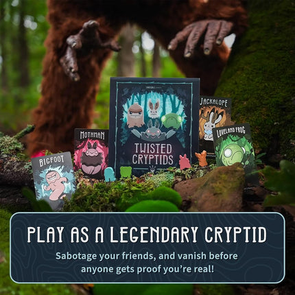 Tee Turtle | Twisted Cryptids | Strategic Bluffing Game | 2-4 Players, Ages 10+