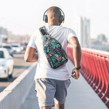 G4Free Sling Backpack Small Sling Bag Crossbody Chest Daypack for Men Women Hiking Travel