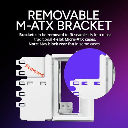 Cooler Master Vertical Graphics Card Holder Kit V3 - White