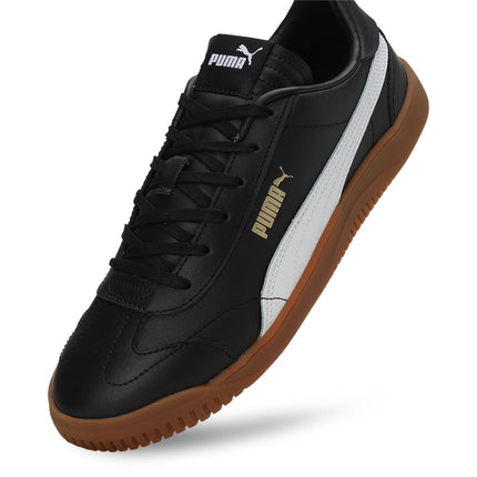 Puma Men's Club 5v5 Shoes Sneaker, Black White Gold, 10