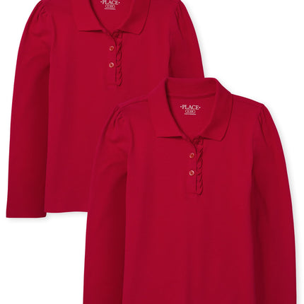 The Children's Place Girls' Multipack Long Sleeve 