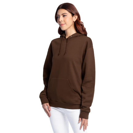 Fruit of the Loom Men's Eversoft Fleece Hoodies, Full Zip, Moisture Wicking & Breathable, Sizes S-4x Hooded Sweatshirt, Warm Mocha Pullover, XL
