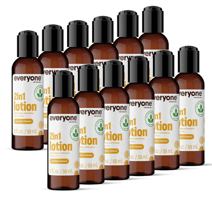 Everyone Nourishing Lotion Travel Size: Coconut and Lemon 50g (Pack of 12)
